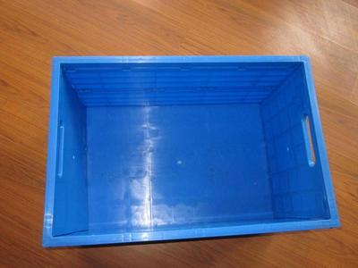 上海大型塑料折疊箱上海藍(lán)色可疊塑膠箱浙江_塑料橡膠機械欄目